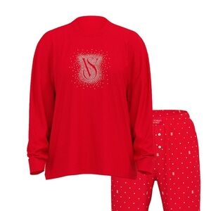 Victoria’s Secret Long Sleeve Embellished Sleeping Tee